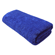 Махровое полотенце "Моно" синий