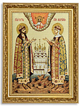 Икона Петра и Февронии 